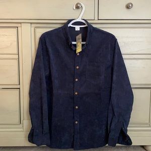 Men’s blue button up